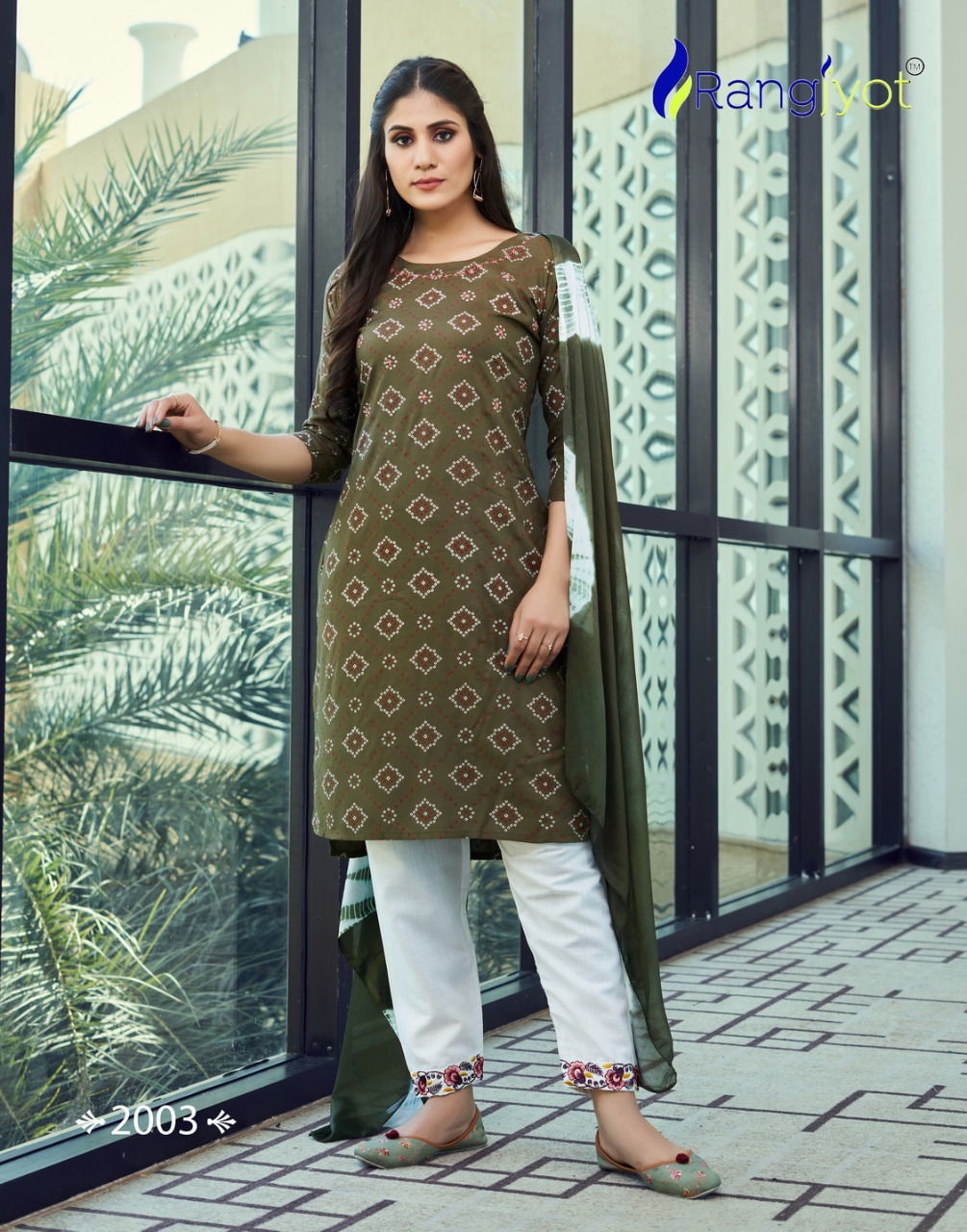 Rangjyoti Saheli 2001 Stylish Wear Wholesale Ready Made Suit Collection